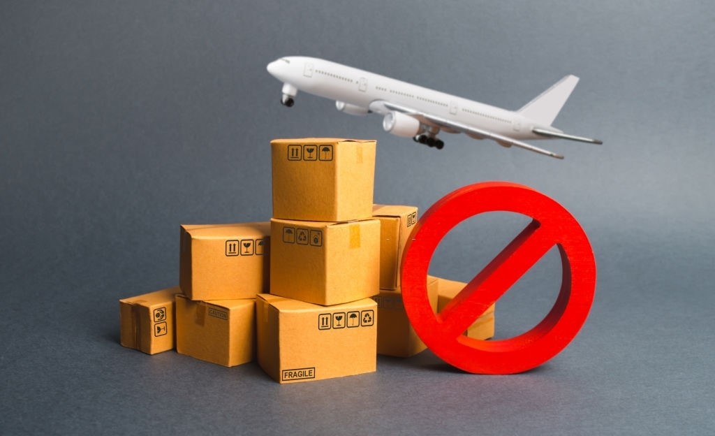 Tổng hợp các loại hàng hóa bị hạn chế gửi khi sử dụng đường hàng không -  Tasetco